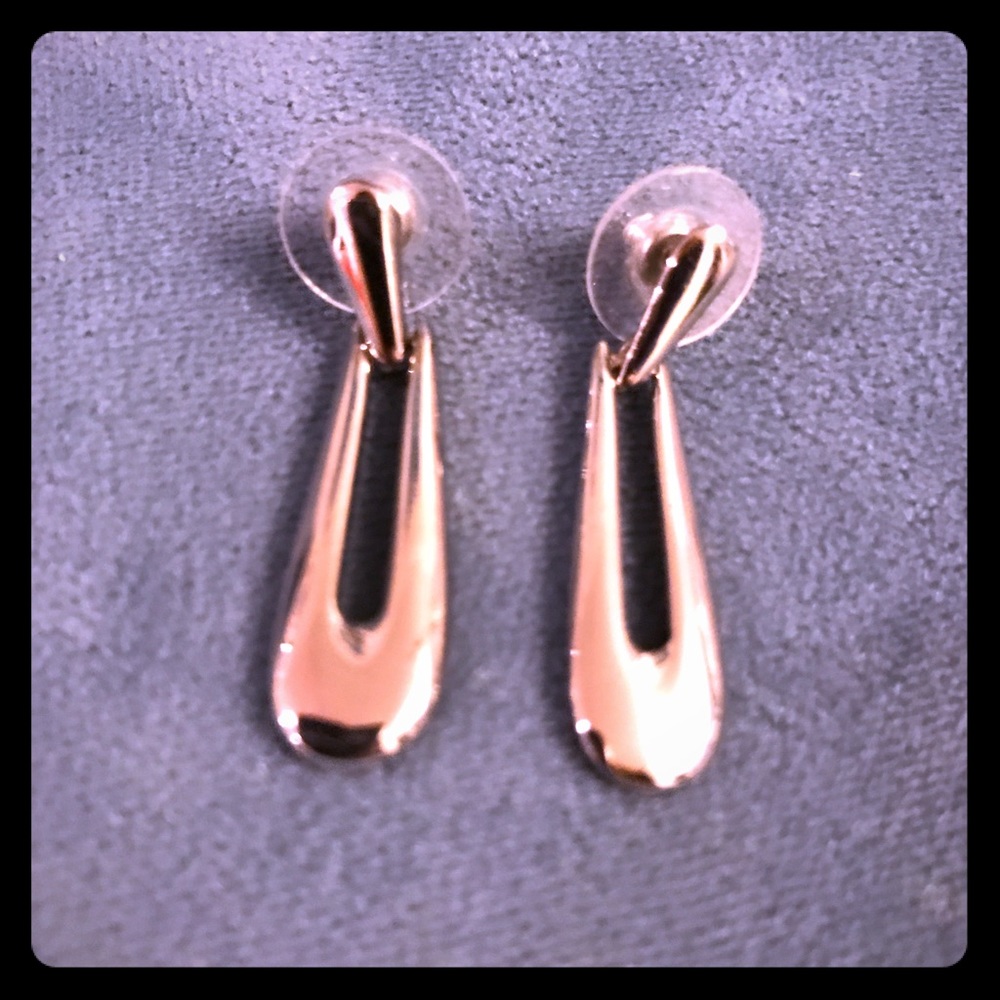Silver Drop Earrings EUC